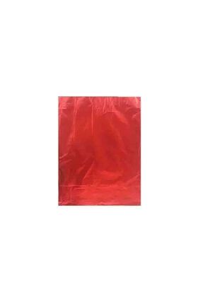 Hediye Paketi Için Metalize Yapışkanlı Poşet 40x60 Cm (25 Adet) Kırmızı TT5206Kırmızı