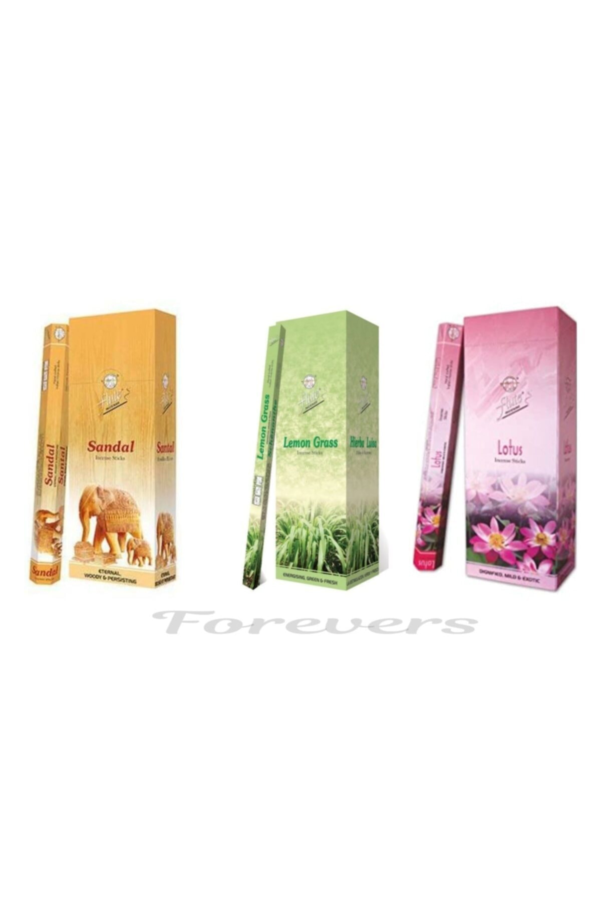 Flute Incense Sticks Sandals & Lotus & Lemon Grass