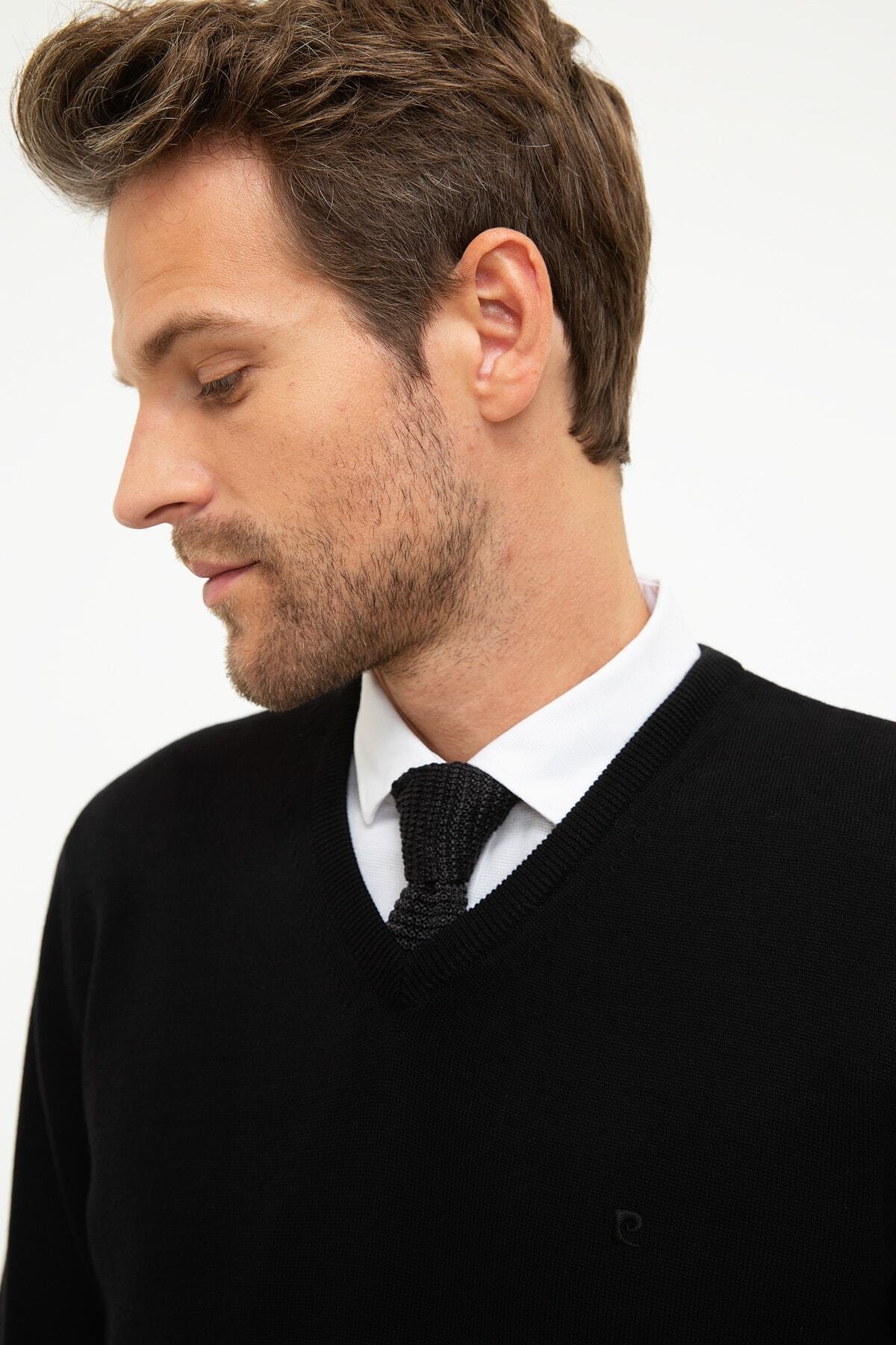 پلیور مردانه راسته آستین بلند | پیر کاردین Pierre Cardin G021GL0TK.000.841351 - تصویر 2