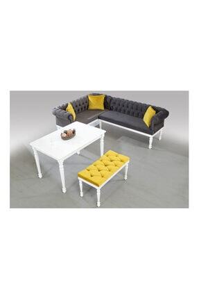 Caddeyildiz Elit Chester Gri Mutfak Kose Takimi Fiyati Yorumlari Trendyol