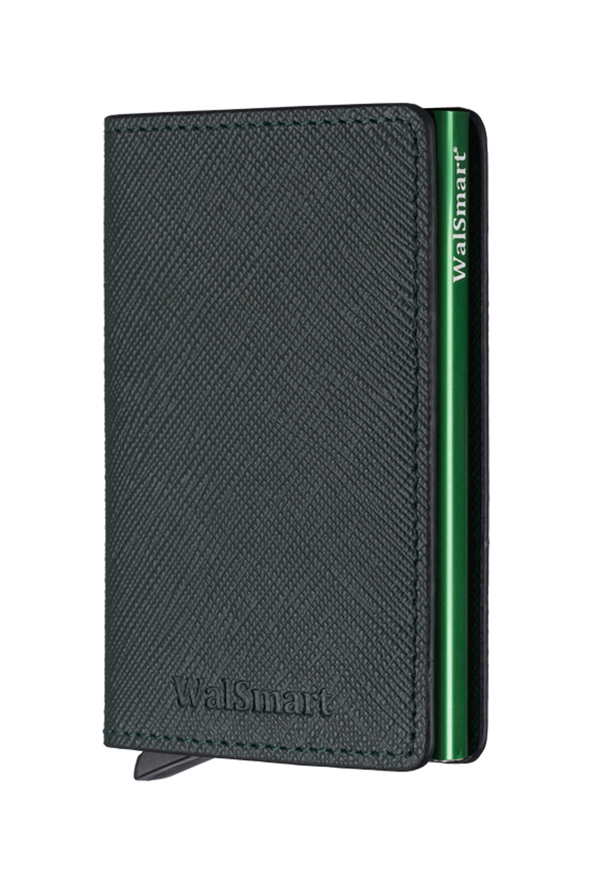 کیف پول مردانه سبز WalSmart | SlimSafiano اورجینال - تصویر 3