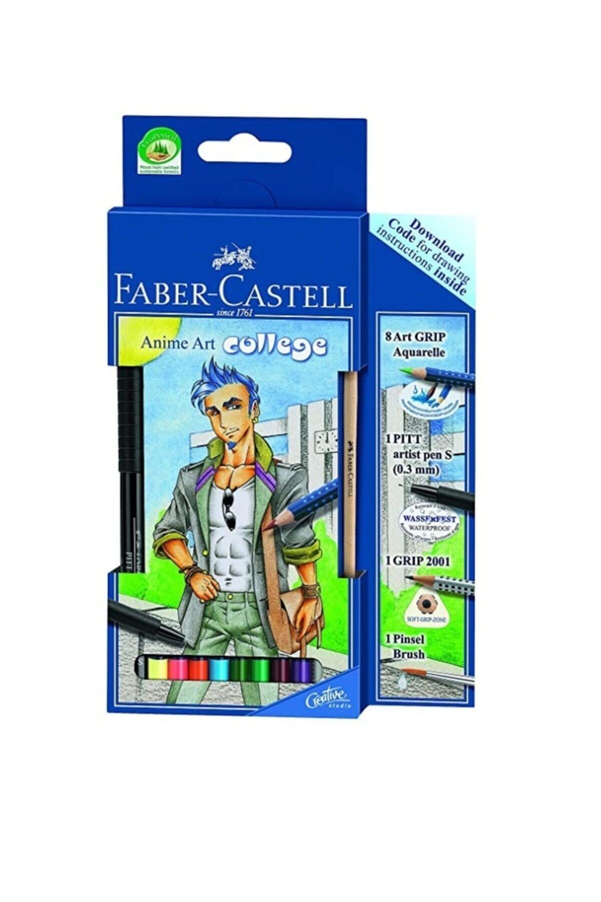 faber castell anime art college kuru
