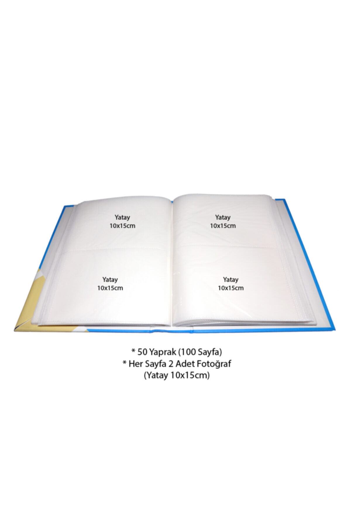 NRCN 10x15cm 200’lük Pencereli Bebek Fotoğraf Albümü(Pembe) fotoğrafı 2 (önizleme)