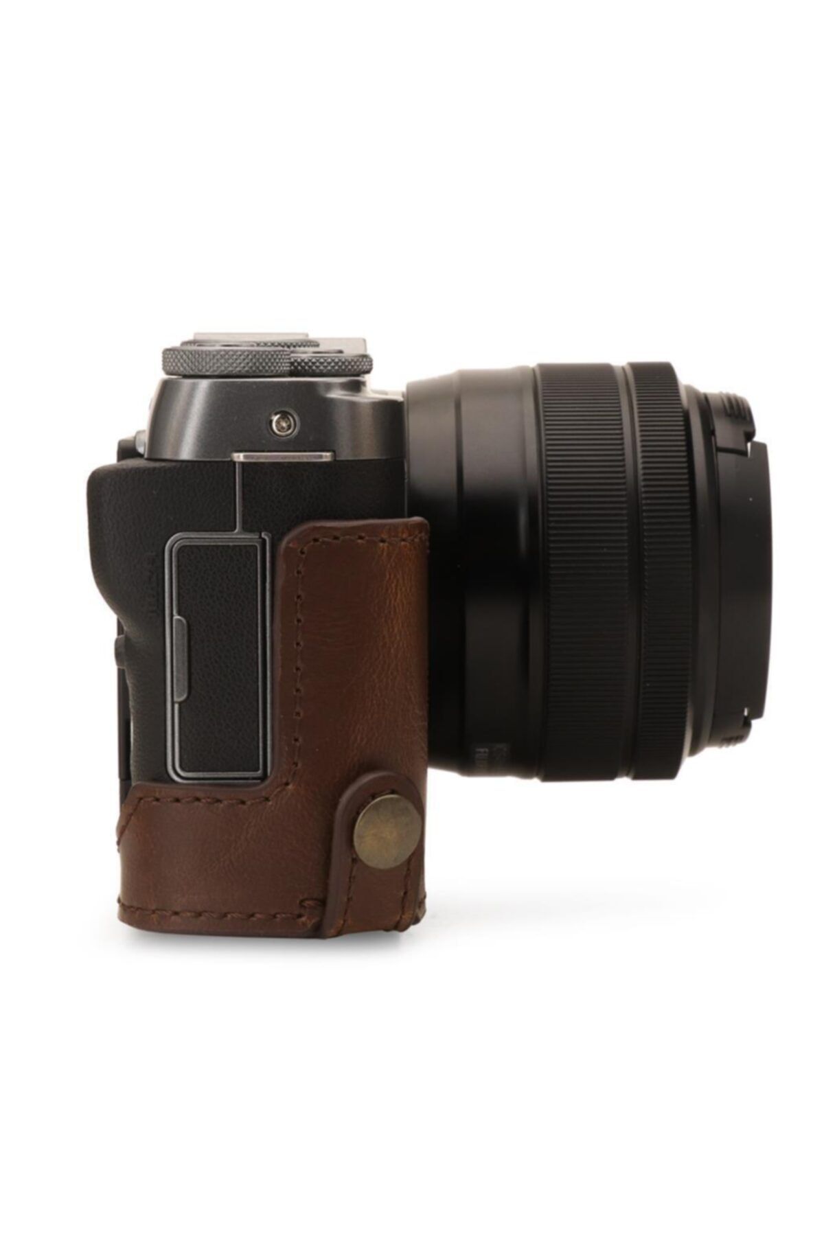 لوازم جانبی کیف چند رنگ مردانه و زنانه مورد دوربین چرمی مصنوعی سازگار با Fujifilm X A7 یک پایین MegaGear