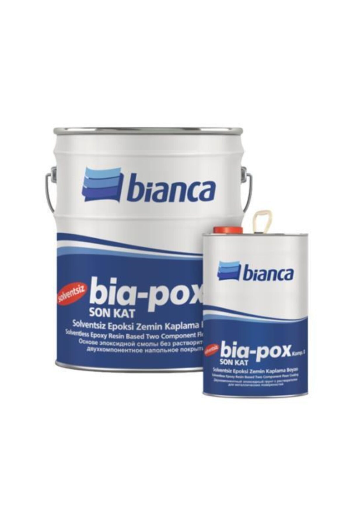 Bianca Bia-pox Solventsiz Epoksi Zemin Kaplama Boyası 2,5kg Beyaz