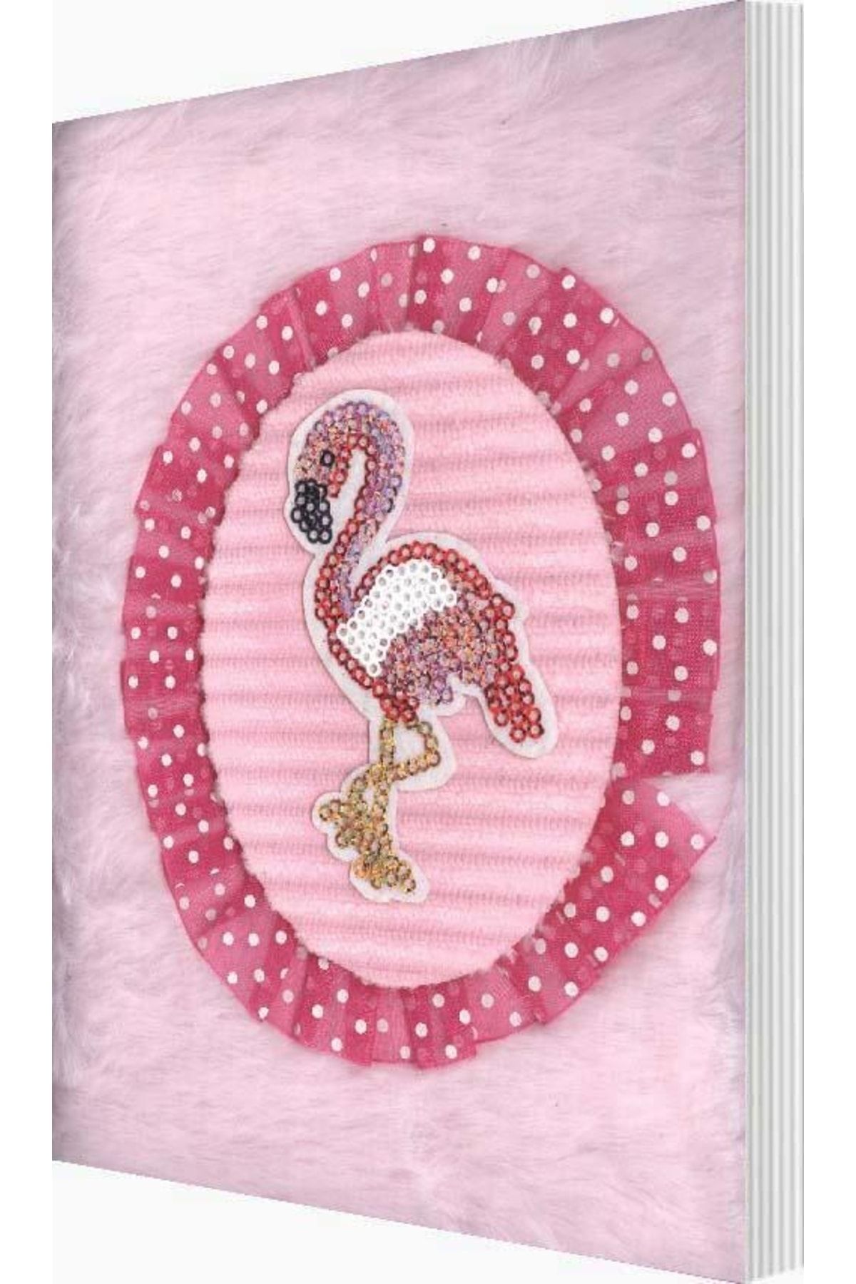 Mikro-Pls11 Plush Memory Book Little Flamingo 1