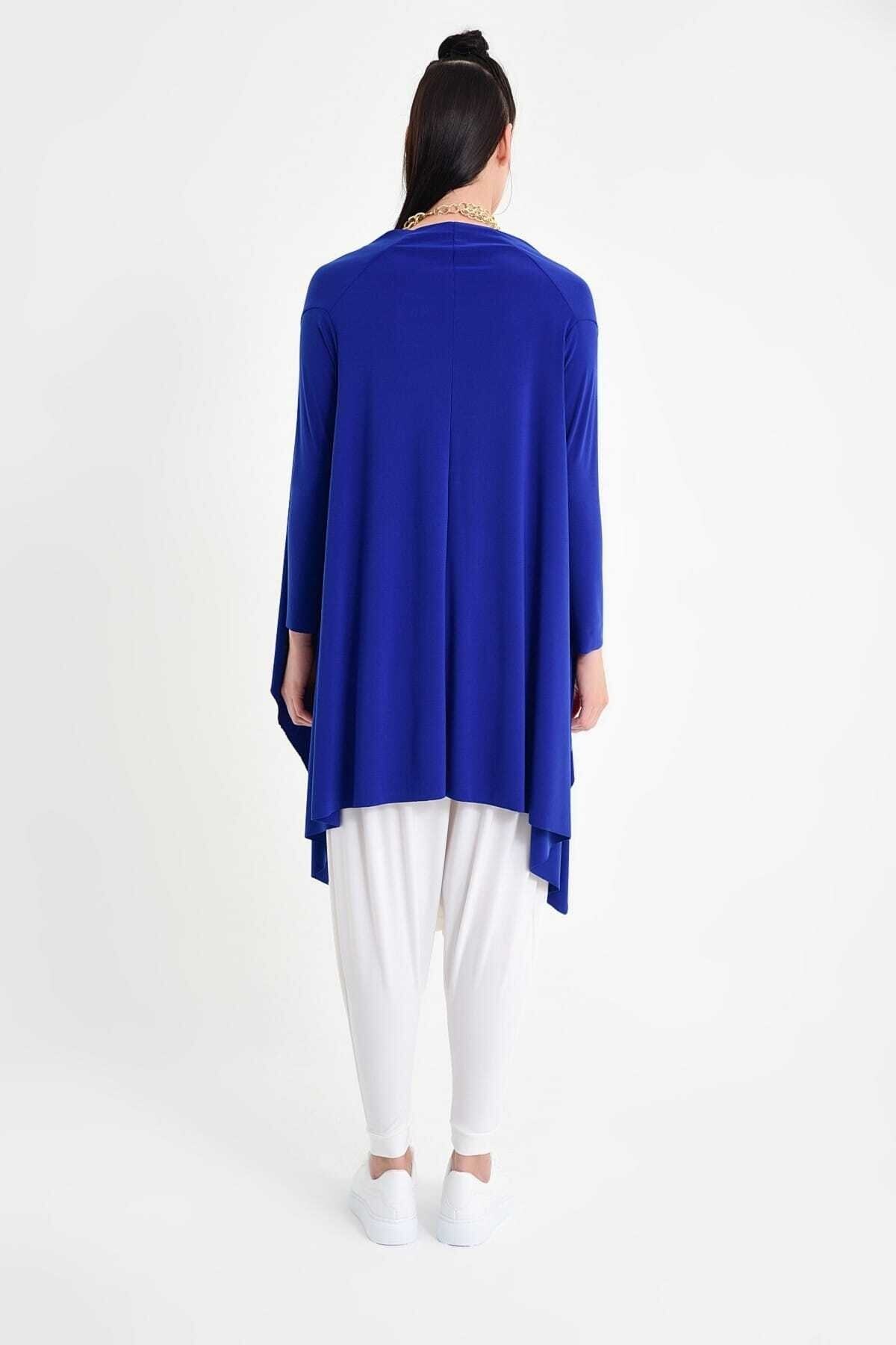 Laranor-Дамска асиметрична ежедневна жилетка Saks 19L6550 3