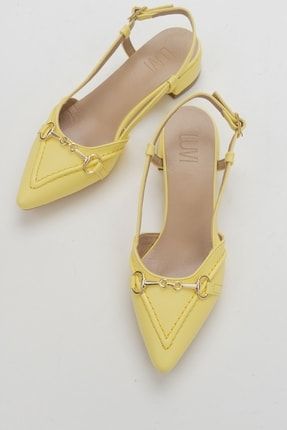 Olıv Sarı Kadın Topuklu Sandalet 33-190