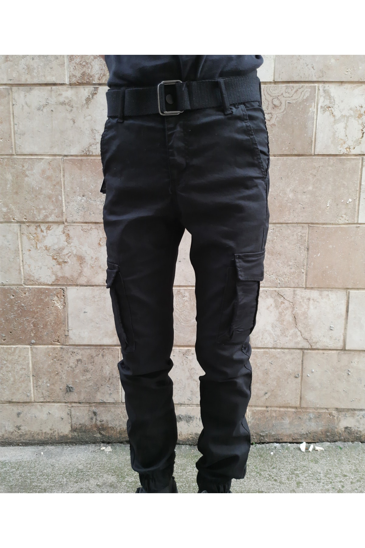 شلوار مردانه مشکی SEAJEANS | 56928 اورجینال - تصویر 4