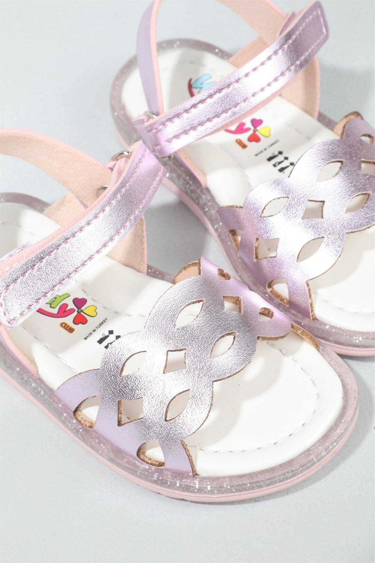 WENDY-Laser Comfortable Pink Children's Sandals K-40 3