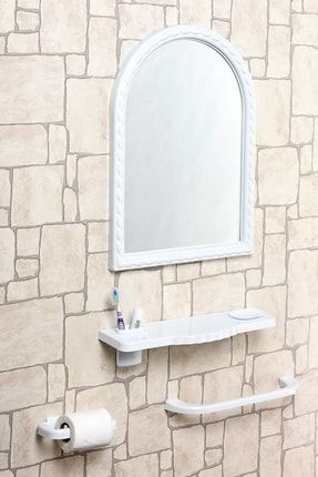 Örgülü Banyo Ayna Seti 1528520