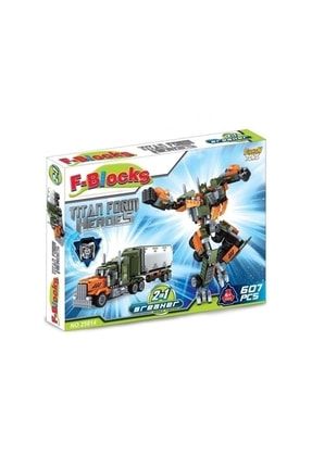 Transformers Hero Lego Seti Hem Araba Hem Robot Yap 2 Si Bir Arada 607 Parça TL-514