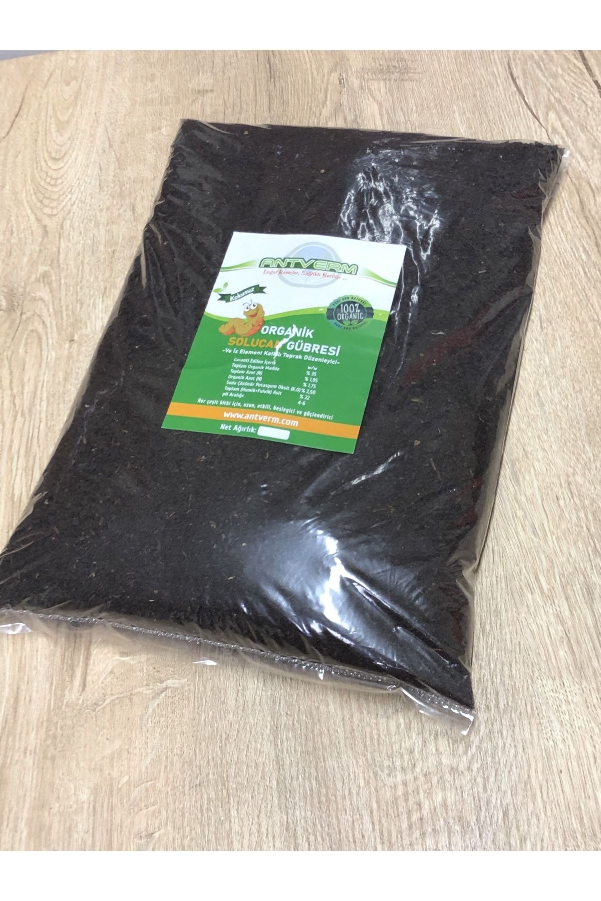 3 Litre Botanik Bodur Saksı Bitkileri İçin Organik solucan Gübresi