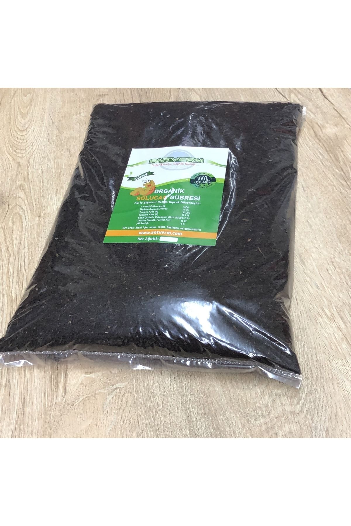 3 Litre Botanik Bodur Saksı Bitkileri İçin Organik solucan Gübresi