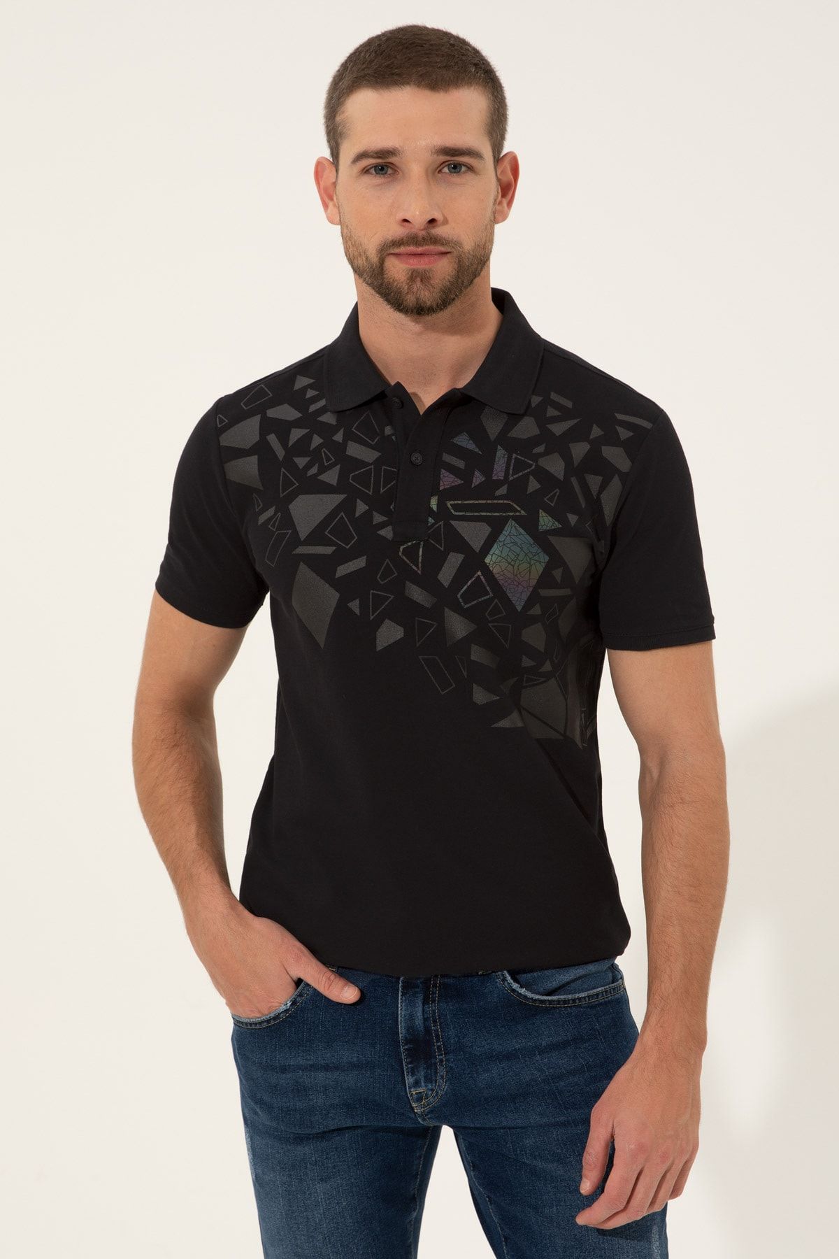 Pierre Cardin تی شرت مردانه مشکی G021SZ011.000.1422548