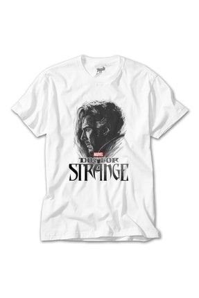 Dr. Strange Head Beyaz Tişört ZT4307