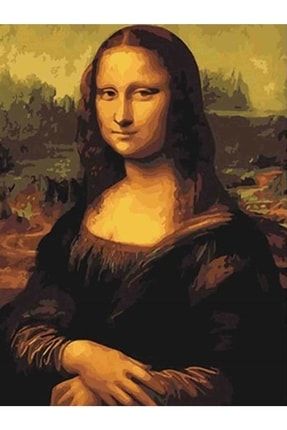 Mona Lisa Sayılarla Boyama Seti 40x50 Cm (tuvale Gerili) WOMHOBBY0234