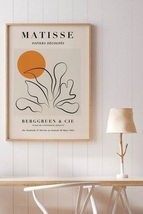 Henri Matisse Çerçevesiz Poster - Salon Oturma Yatak Odası Ofis Antre Için Duvar Dekoru TYC00452009618
