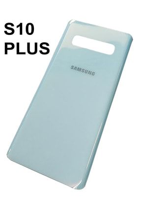 Samsung Galaxy S10 Plus Arka Cam Kapak Batarya Pil Kapağı Beyaz GALAXYS10PLUS-1