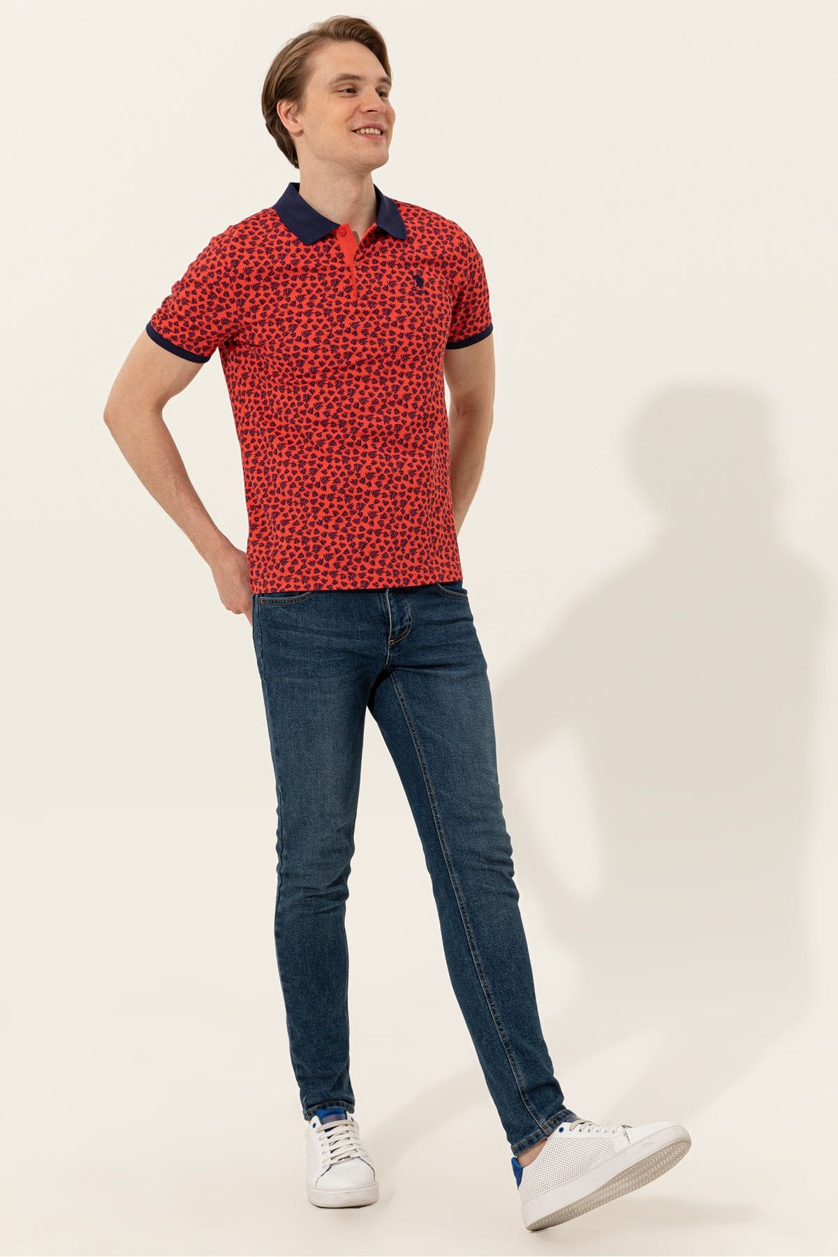 U.S. Polo Assn. Kırmızı Erkek T-Shirt PG5873