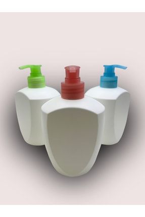 Üçlü Set Boş Sıvı Sabunluk Renkli Losyon Pompalarıyla Birlikte Unı-40 400 Ml- Candy Serisi UNI-40 400 ml