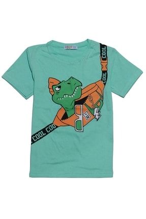 Cool Dinozor Baskılı Trend Erkek Çocuk T-shirt F1722090
