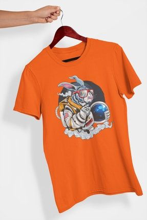 Astronot Tavşan Tasarım T-shirt elftshirt0606