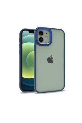 Iphone 12 Uyumlu Kılıf Arkası Şeffaf Köşeleri Parlak Renkli Işlemeli Kapak Flora+iPhone+12