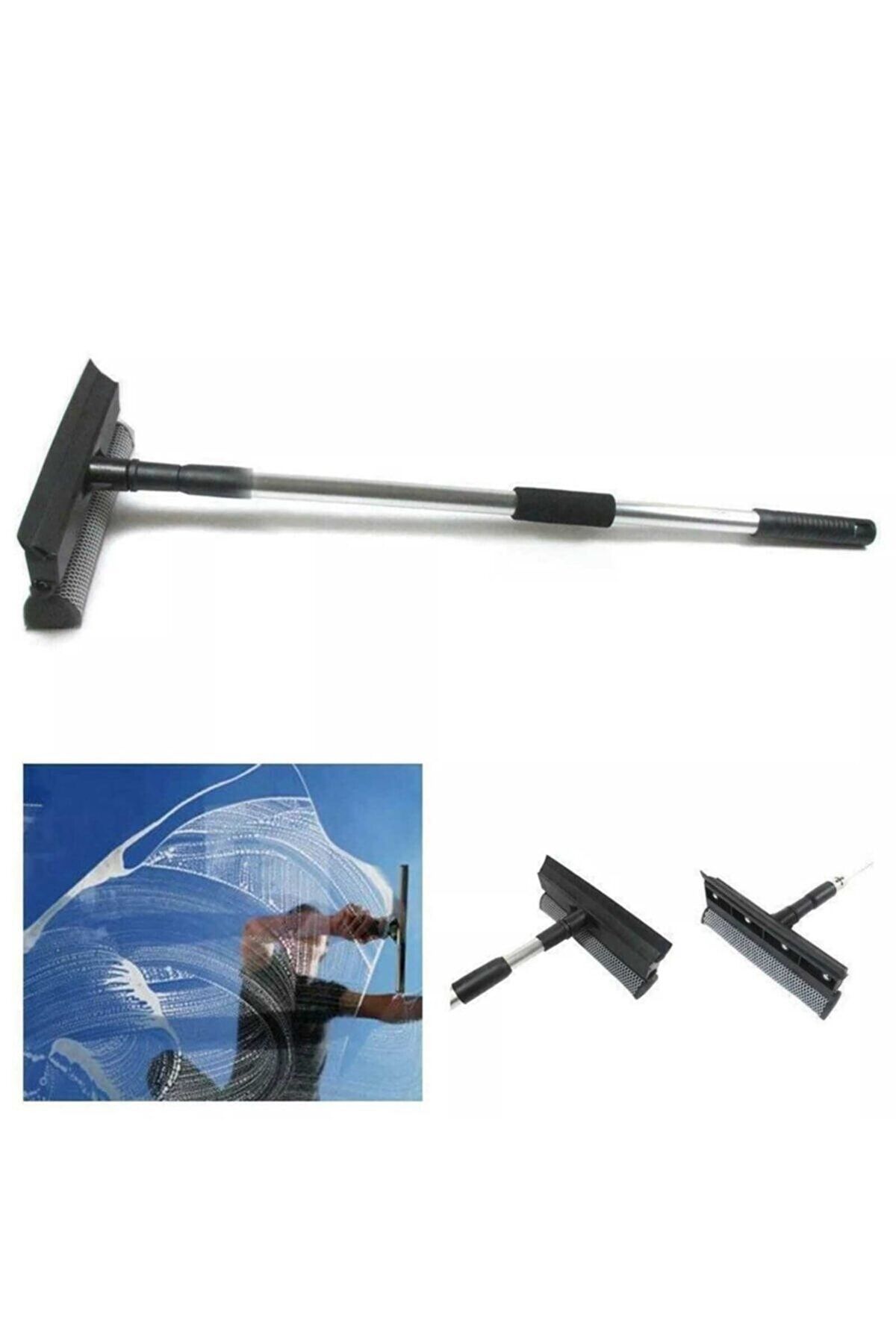 Hansel-Luxury Double Sided Telescopic Glass Cleaning Mop and Pad 2