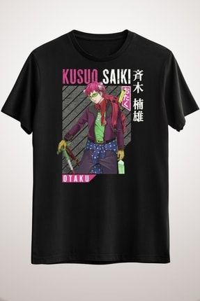 Unisex Siyah Saiki Kusuo, Saiki Kusuo No Sai Nan, Anime Fpf KO4233