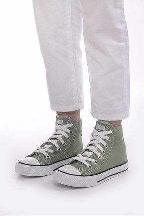 Solo Shoes&bag Yeşil Çocuk Unisex Bilekli Spor Günlük Ayakkabı 3012