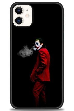 Iphone 11 Kılıf Hd Baskılı Kılıf - Duman Joker + Temperli Cam mmap-iphone-11-v-330-cm