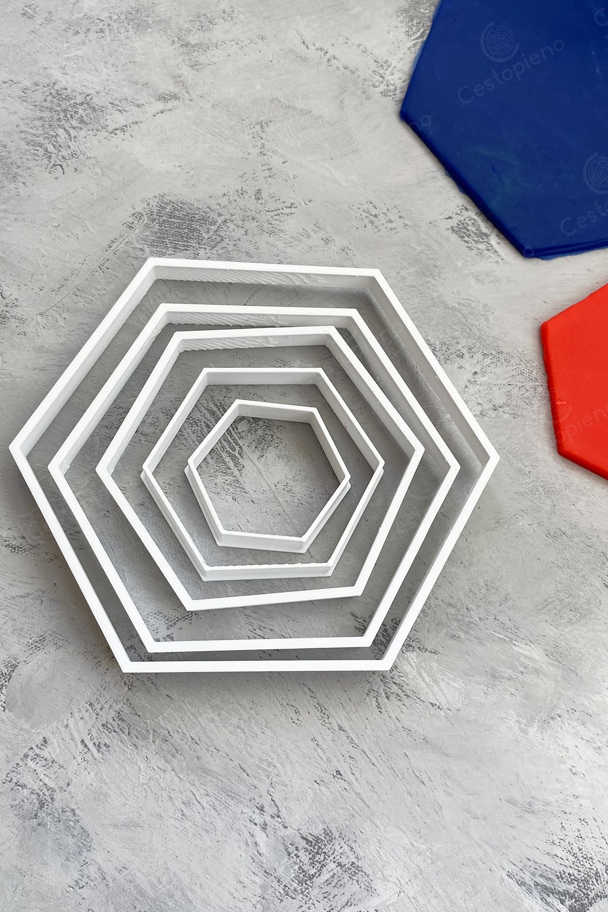 5-Piece Hexagonal Dough Shaper