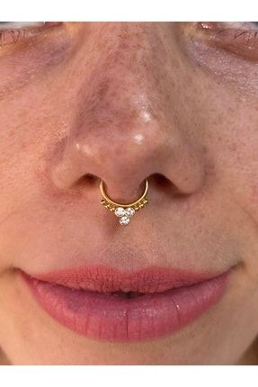 Cerrahi Çelik Sıkıştırma Piercing fakeseptum01