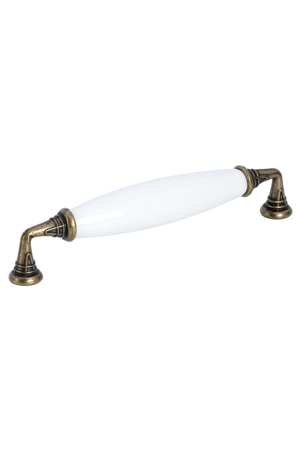 Arion 128 MM Porselen GÖRÜNÜMLÜ Kulp Dolap Çekmece Mobilya Mutfak Çocuk Kulbu Sude 128mm-beyaz