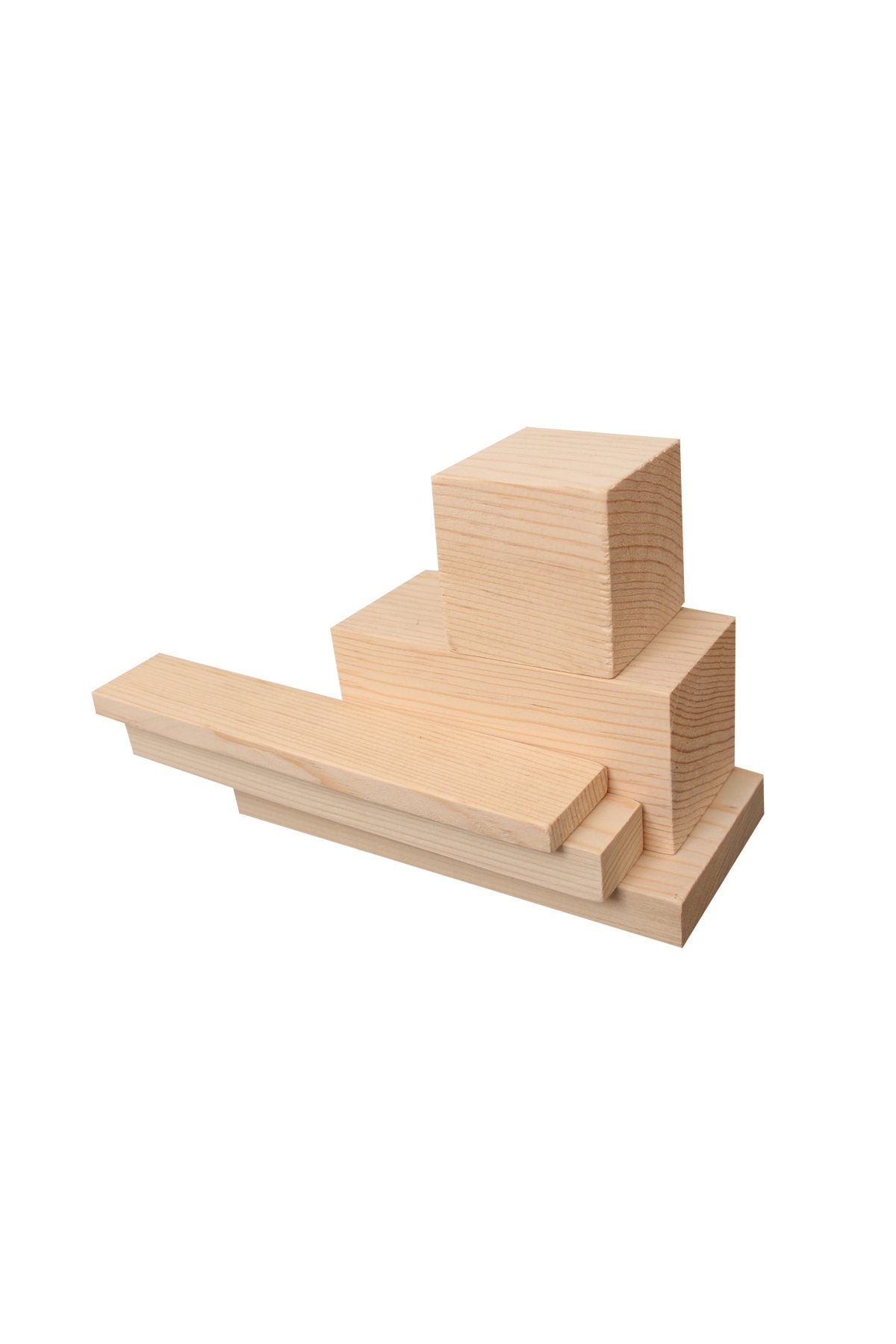 (4X8 CM X 25 CM 10 ADET) Ladin Kereste Çıta Taslak Tahta Ve Ahşap Blok