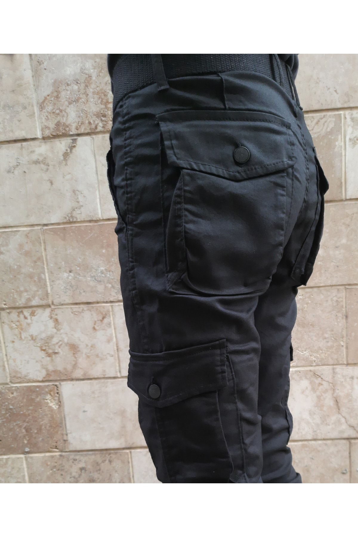 شلوار مردانه مشکی SEAJEANS | 56928 اورجینال - تصویر 3