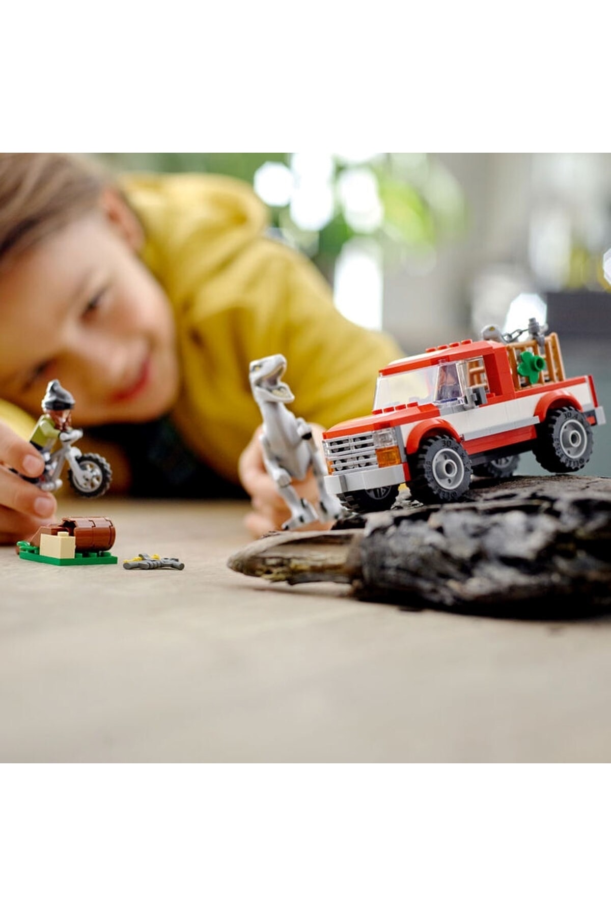 ۷۶۹۴۶ - دنیای ژوراسیک، به دام انداختن ویلوسیراپتور بتا، ۱۸۱ قطعه، سن +۶ سال