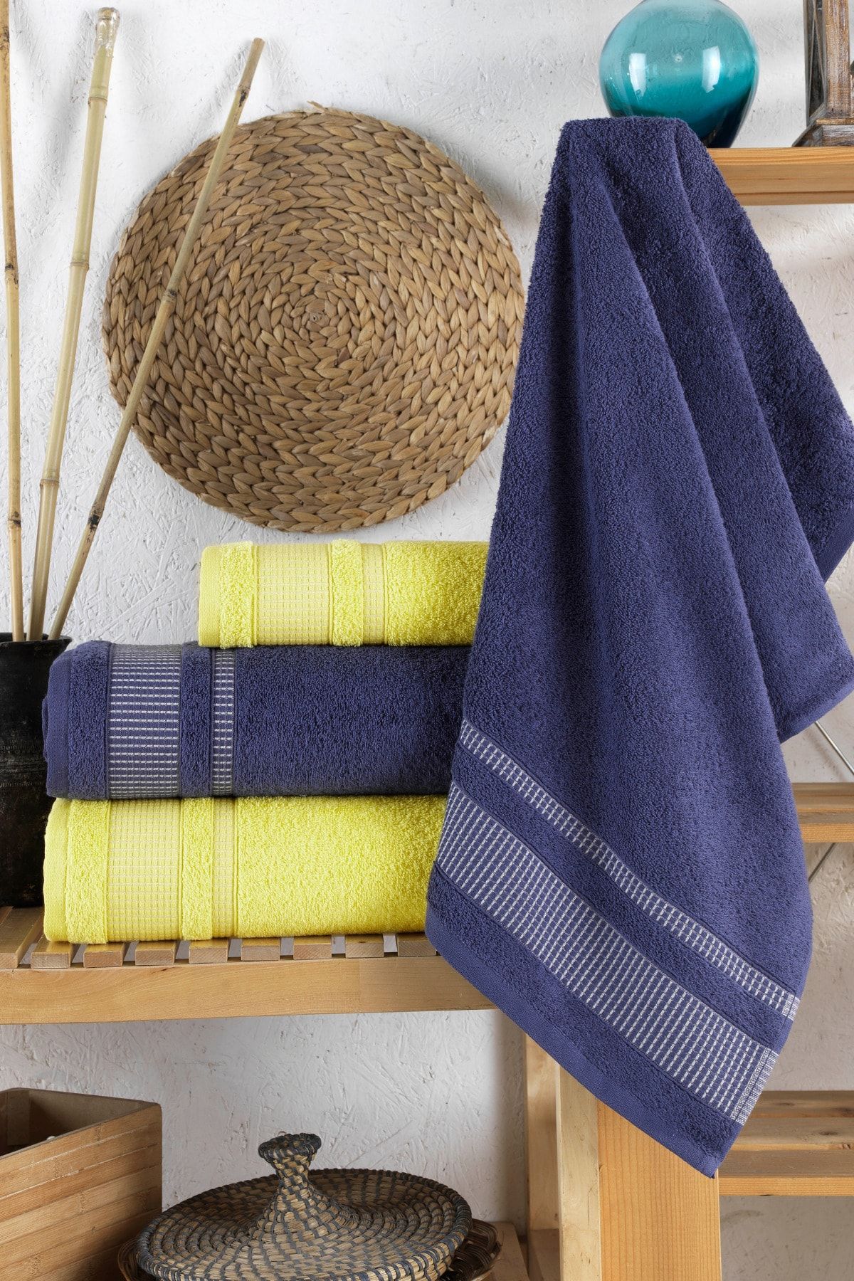 Yellow bath towel 2025 sets