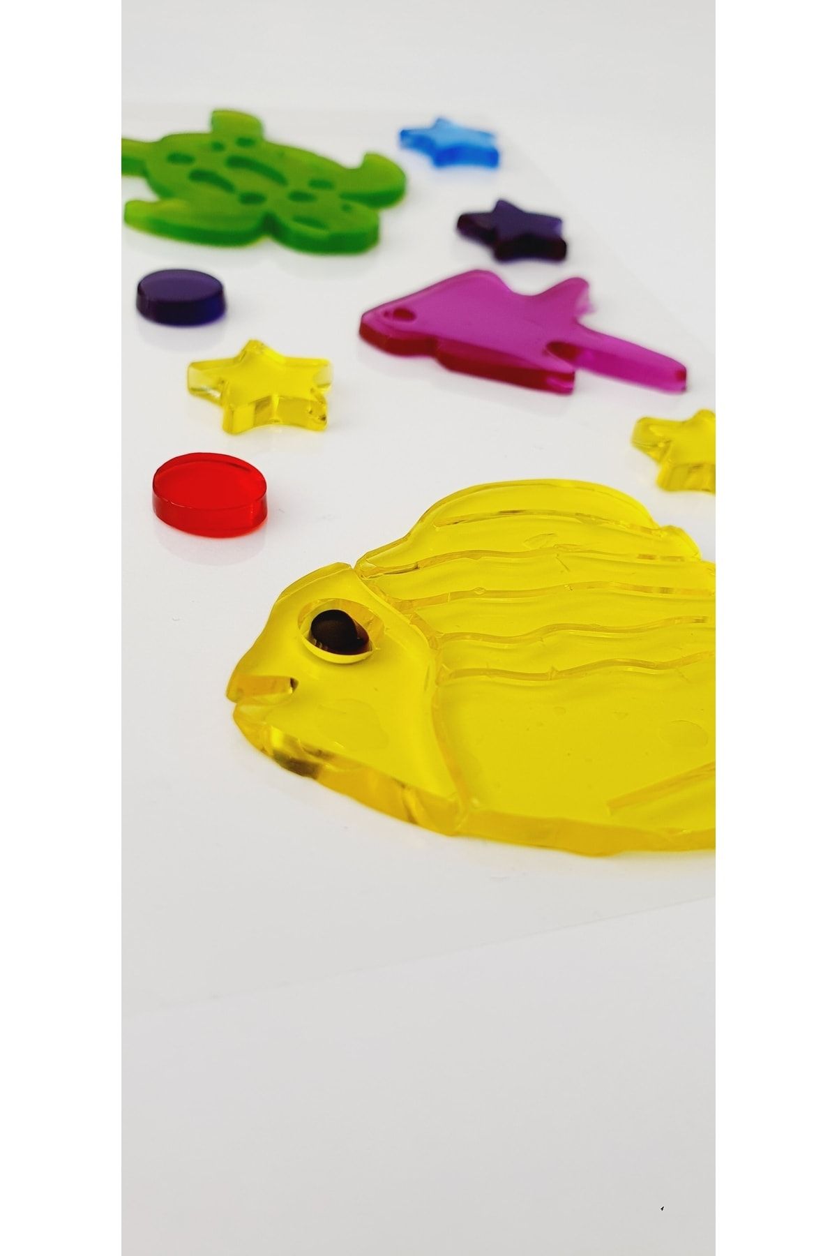 Giraffe Jel Sticker Fish 3 Boyutlu
