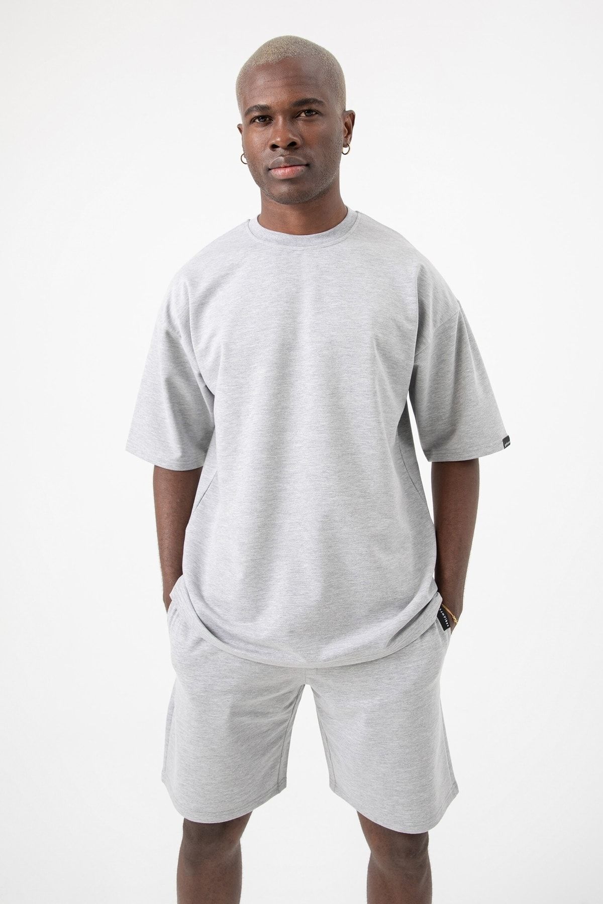 gothamvibes-Men's Base Gray Shorts 4