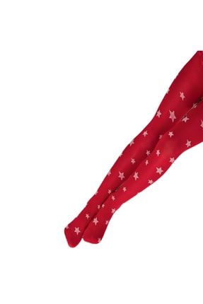 Kız Çocuk Kırmızı Little Star Külotlu Çorap FE-33121100002