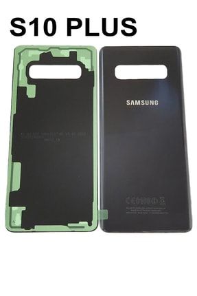 Samsung Galaxy S10 Plus Arka Cam Kapak Batarya Pil Kapağı Siyah GALAXYS10PLUS-2