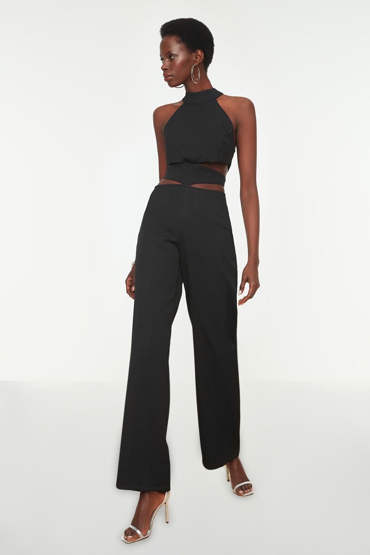 Black bcbg jumpsuit discount
