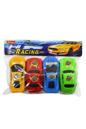 Racing 4 Lü Plastik Oyuncak Araba Seti oyuncak araba