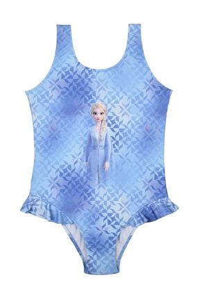 Disney Frozen Kız Çocuk Mavi Mayo SM20110124