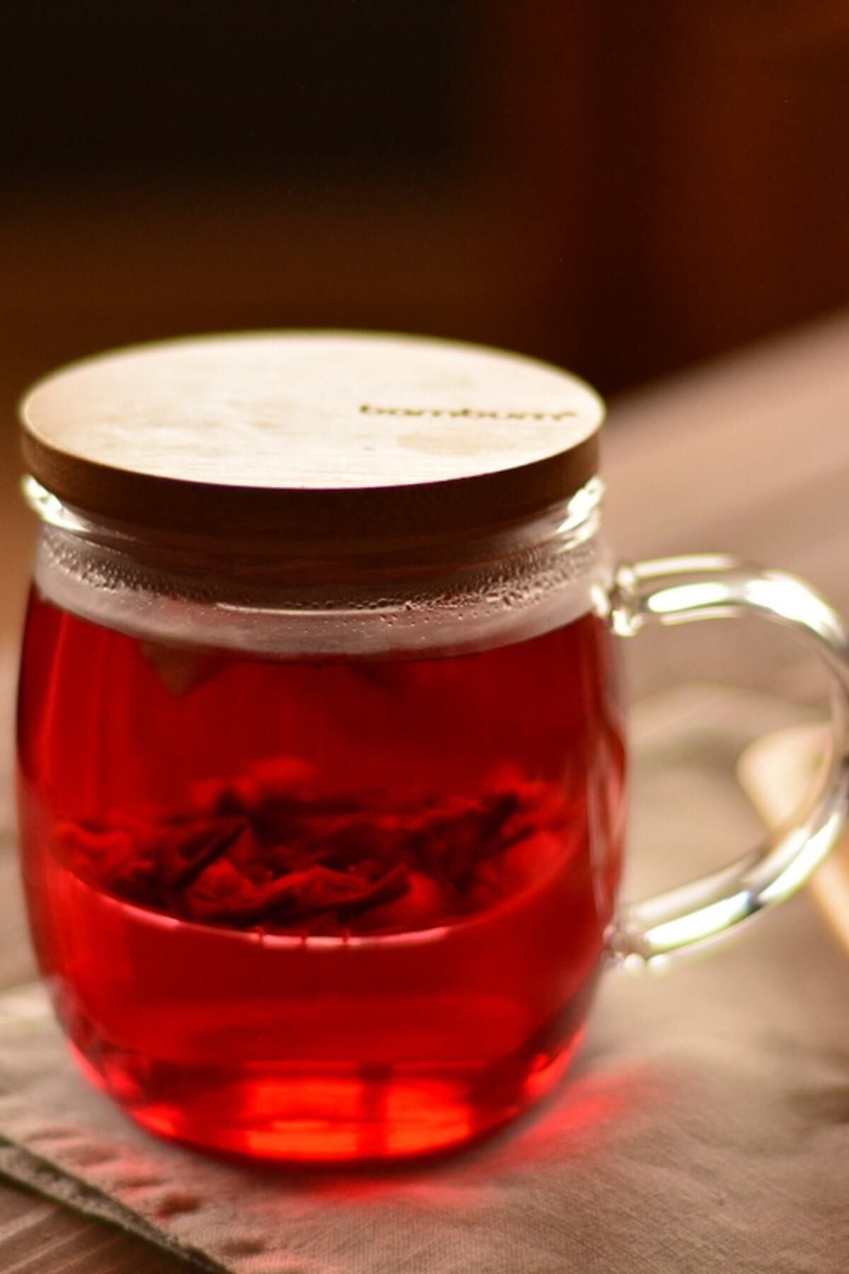 Bambum-Dani Bamboo Glass Mug with Lid 350 Ml 3