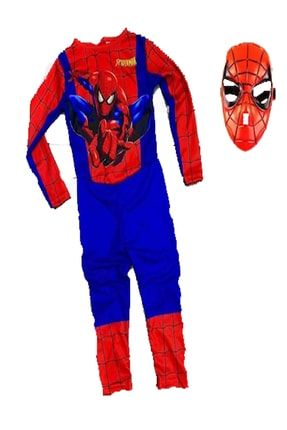 Spiderman Örümcek Adam Kostüm Maske Hediyeli Party Elbise Spıderman Doğum Günü I Ran TYC00416630411