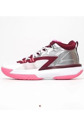 Jordan Zion 1 Unisex Basketbol Ayakkabısı Beyaz Metalik Gümüş DA3130-100 FS