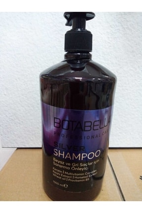 Botabella Silver Beyaz Ve Gri Saçlar Için Sararma Önleyici Şampuan 1000 Ml ORGANİC000123